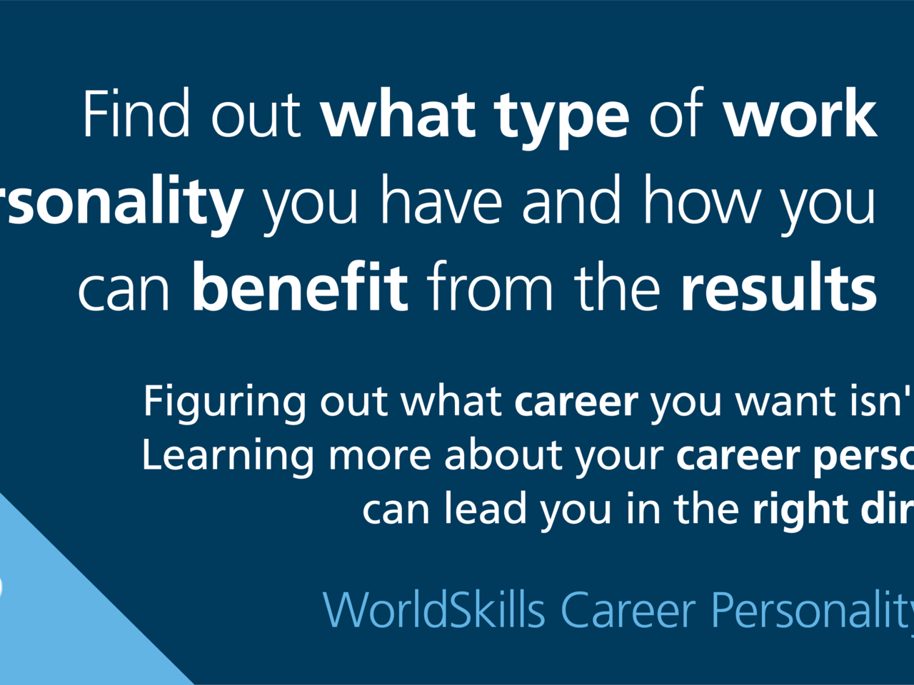 Career Personality Quiz encourages youth to discover where their interests can lead