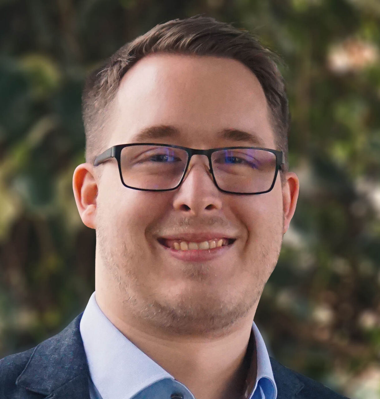 A portrait photograph of Daniel Christophersen, WorldSkills Champions Trust representative for Europe, who is an IT consultant.